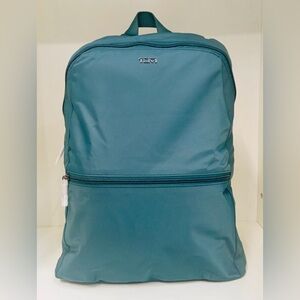 NWT TUMI Voyageur JUST IN CASE Packable Backpack Lagoon / Blue Turquoise